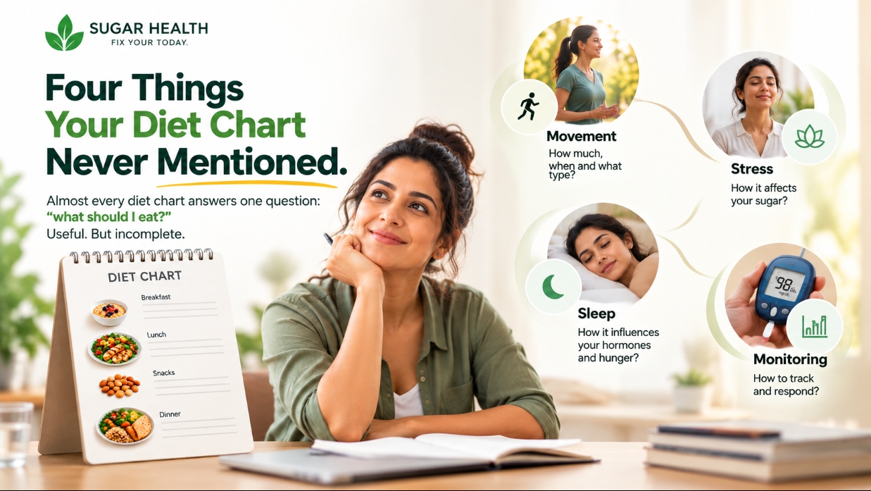 Stress management and better sleep for better metabolic health and glucose control